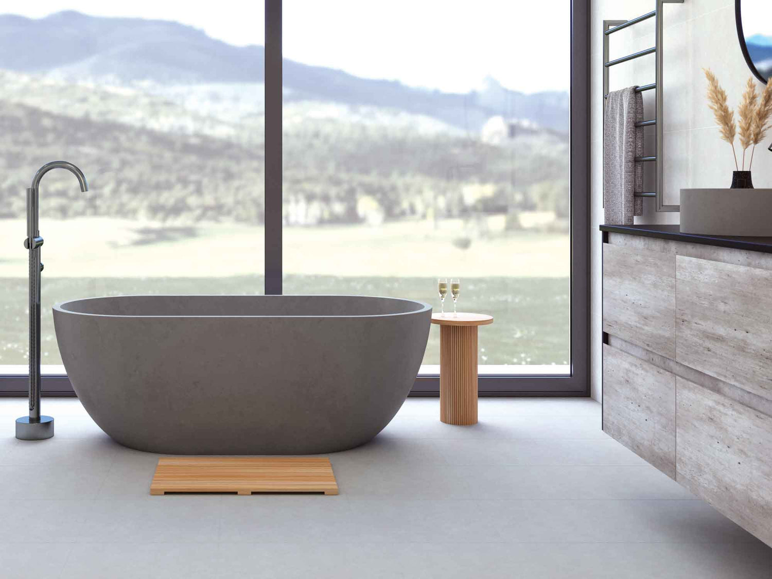 Unveiling the Essence of Elegance: The Fienza Concrete Bath and Basin Range