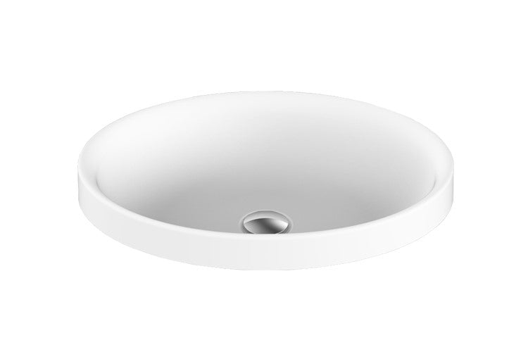 Adp Dignity Semi-Inset Basin, Matte White