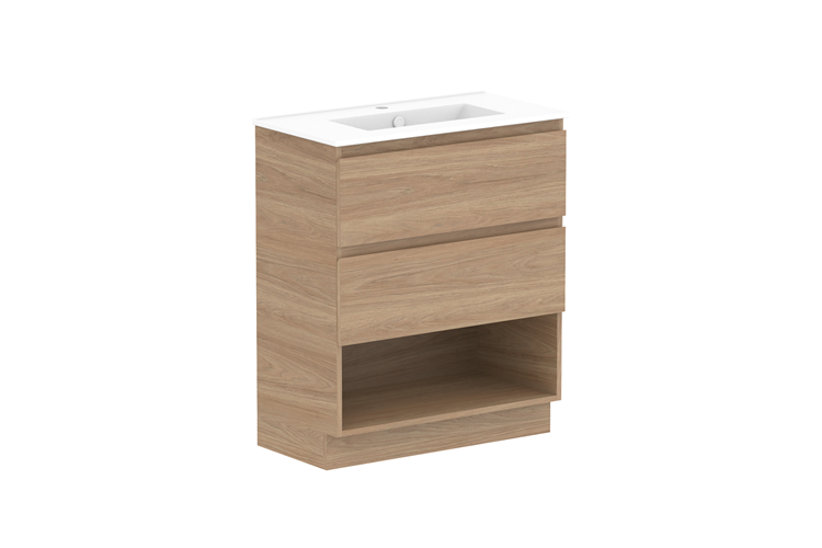ADP Glacier Lite Ensuite Shelf Floor Trio Vanity