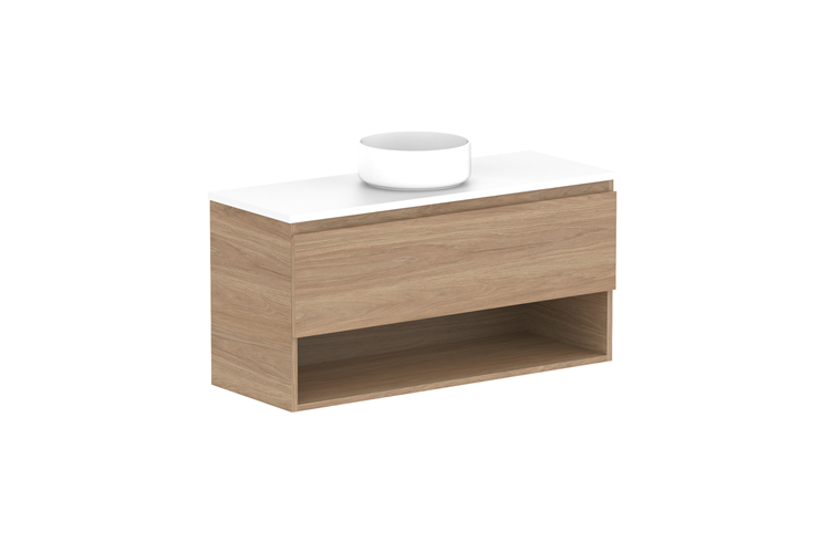 ADP Glacier Lite Ensuite Shelf Slim Vanity