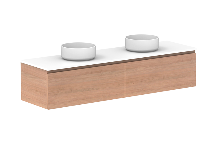 ADP Glacier Lite Full Depth All Drawer Slim Vanity