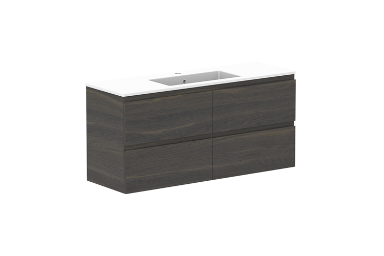 ADP Glacier Lite Ensuite All Drawer Twin Vanity