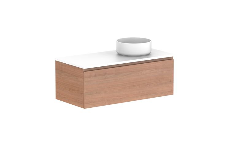 ADP Glacier Lite Full Depth All Drawer Slim Vanity