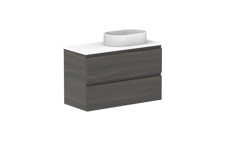 ADP Glacier Lite Ensuite All Drawer Twin Vanity