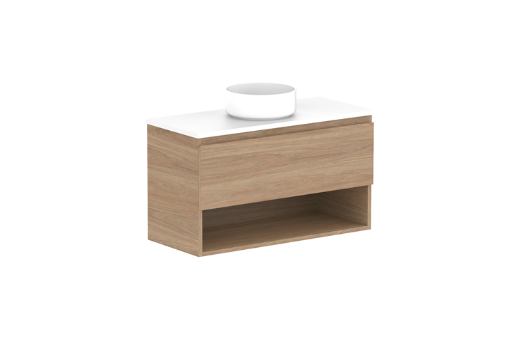 ADP Glacier Lite Ensuite Shelf Slim Vanity