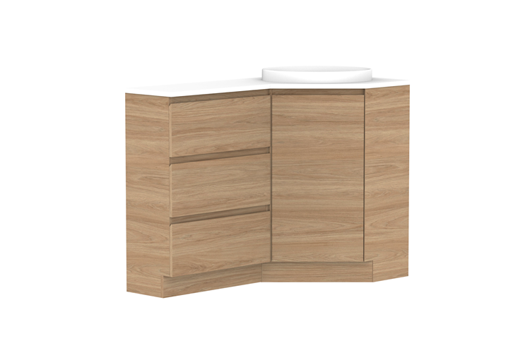 ADP Glacier Pro Corner Trio Vanity