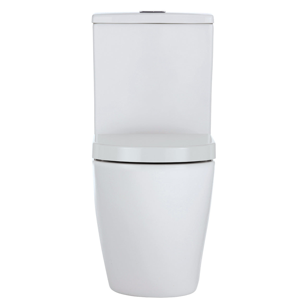 Fienza Koko Tornado Flush Back-to-Wall Toilet Suite, S Trap 90-160, Gloss White, Standard Seat