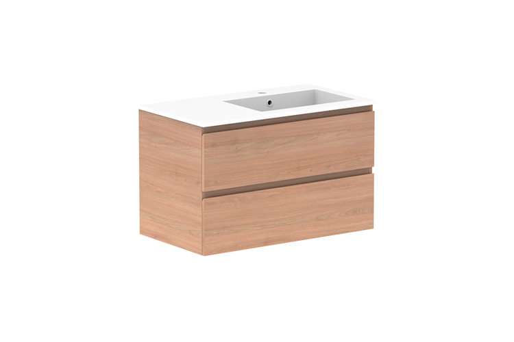 ADP Glacier Lite Full Depth All Drawer Twin Vanity