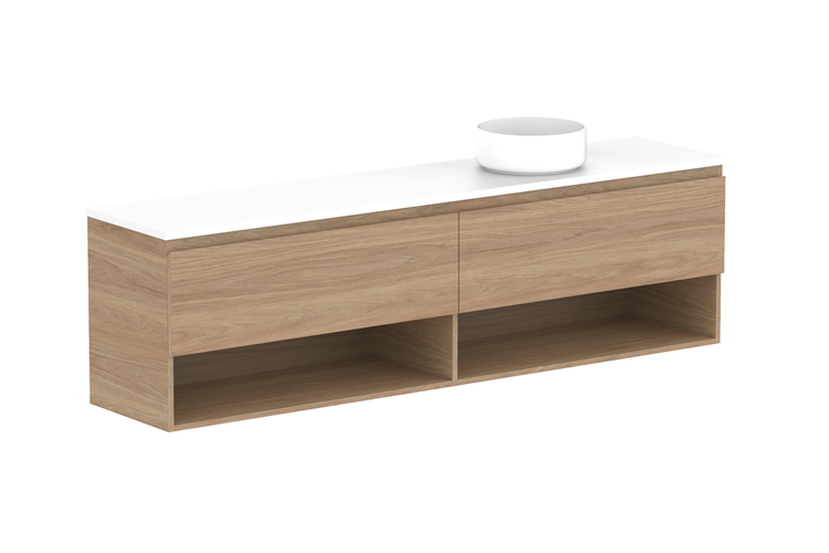ADP Glacier Lite Ensuite Shelf Slim Vanity