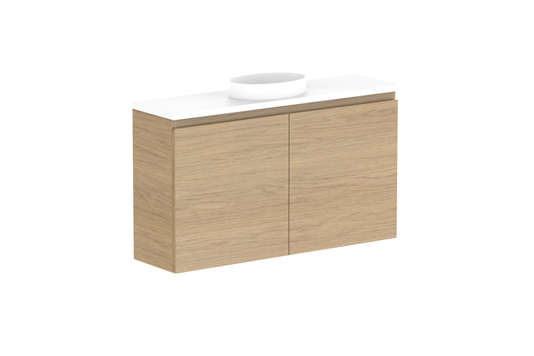 ADP Glacier Lite Mini Wall Hung All Door Vanity