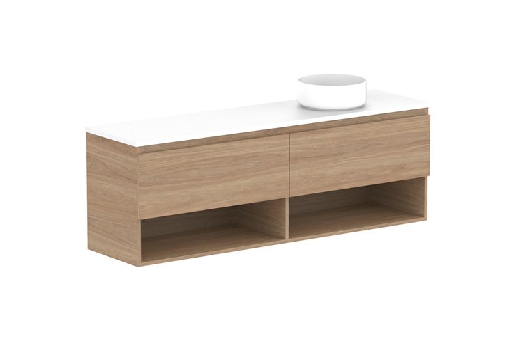 ADP Glacier Lite Ensuite Shelf Slim Vanity