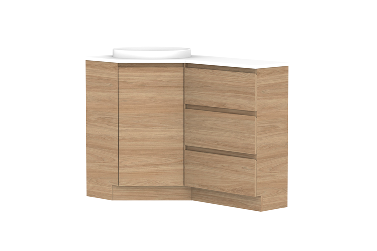 ADP Glacier Pro Corner Trio Vanity