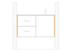 ADP Double Infill 16mm Both Sides (Cabinet will reduce by 20mm)