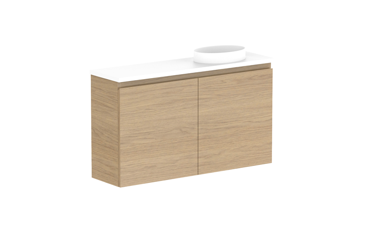 ADP Glacier Lite Mini Wall Hung All Door Vanity
