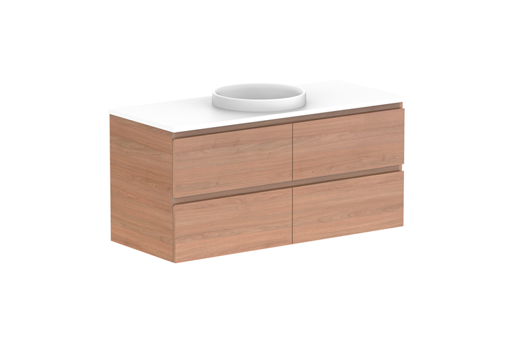 ADP Glacier Pro Full Depth All Drawer Twin Vanity