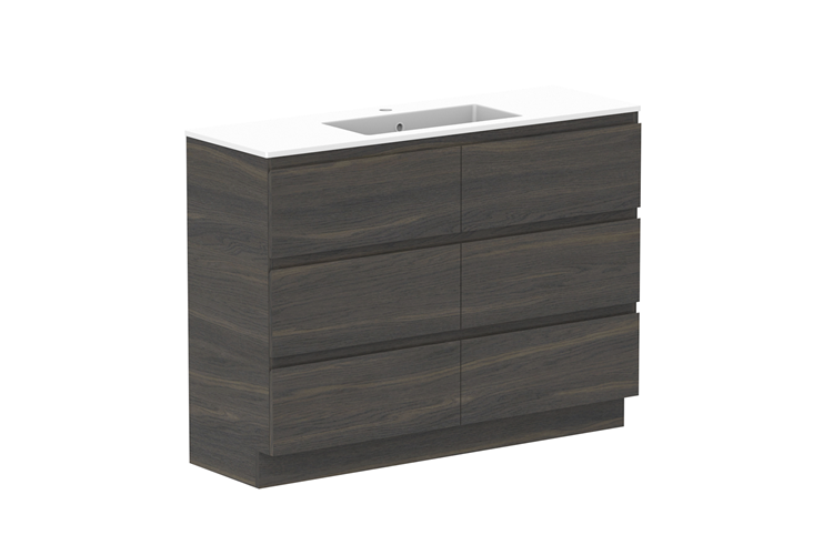 ADP Glacier Pro Ensuite All Drawer Trio Vanity