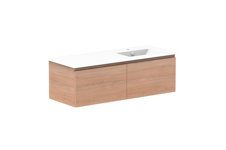 ADP Glacier Lite Full Depth All Drawer Slim Vanity