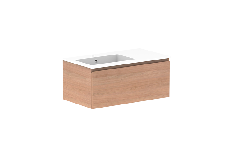 ADP Glacier Lite Full Depth All Drawer Slim Vanity