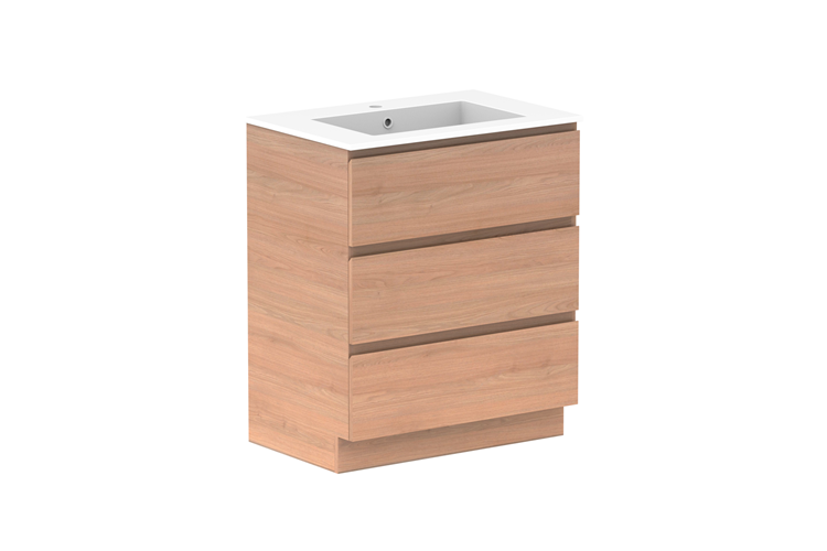 ADP Glacier Lite Full Depth All Drawer Trio Vanity