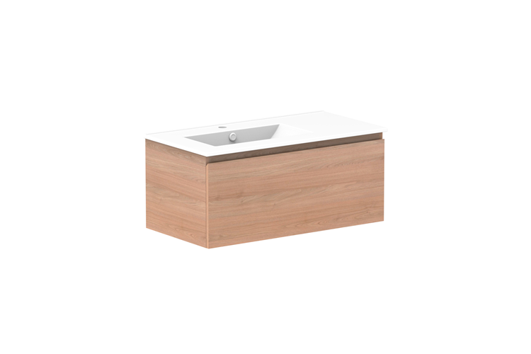 ADP Glacier Lite Full Depth All Drawer Slim Vanity