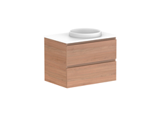 ADP Glacier Lite Full Depth All Drawer Twin Vanity