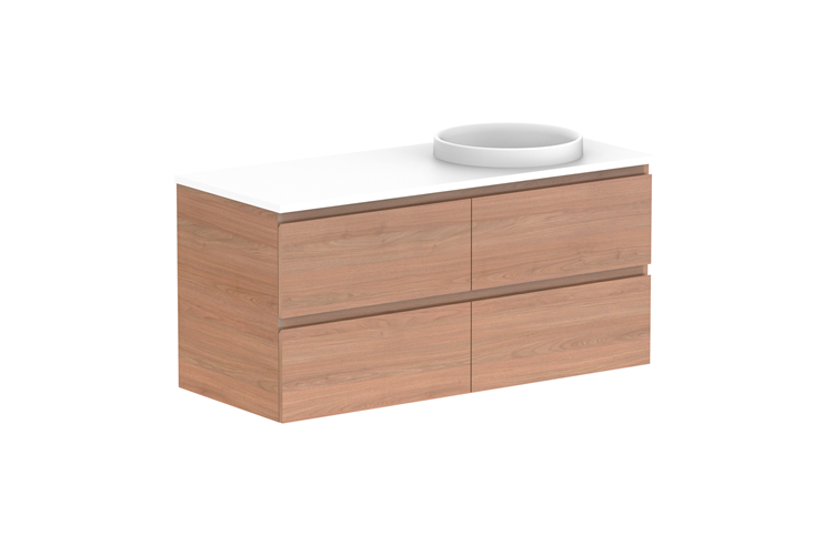 ADP Glacier Pro Full Depth All Drawer Twin Vanity