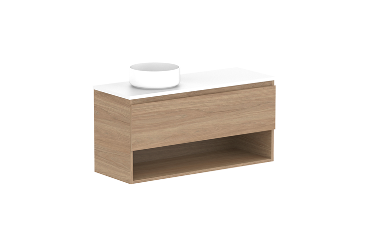 ADP Glacier Lite Ensuite Shelf Slim Vanity