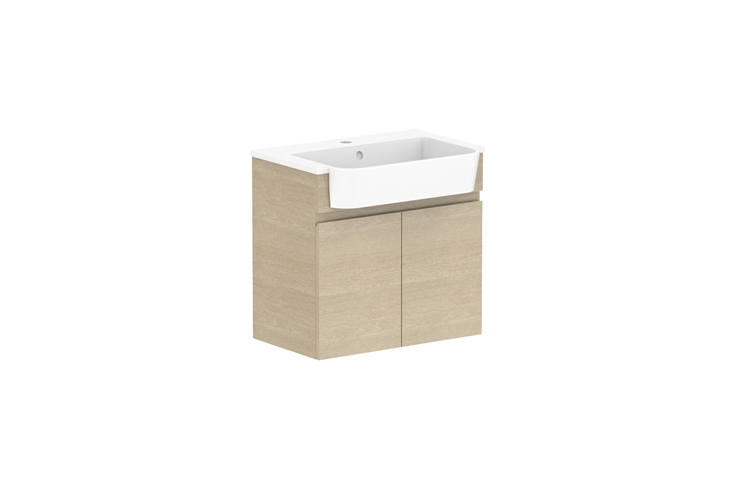 ADP Glacier Pro Semi Recessed All Door Twin Vanity
