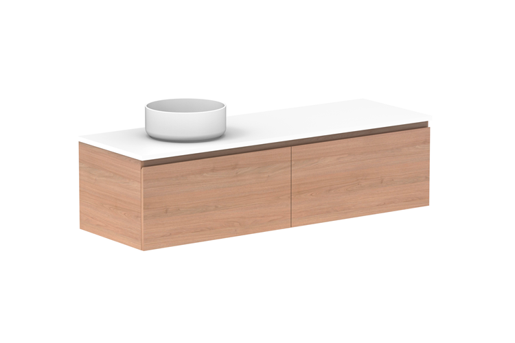 ADP Glacier Lite Full Depth All Drawer Slim Vanity