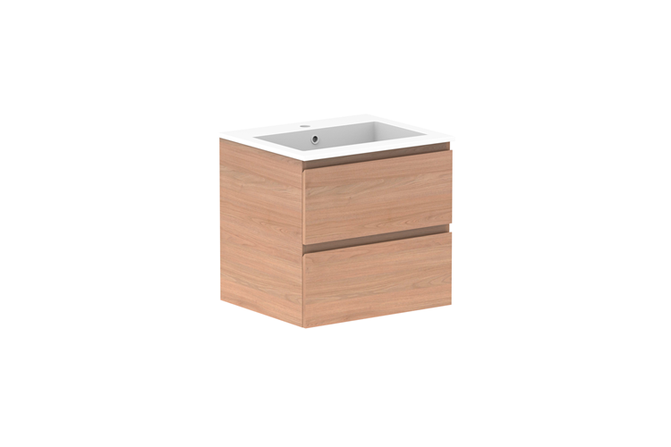 ADP Glacier Lite Full Depth All Drawer Twin Vanity