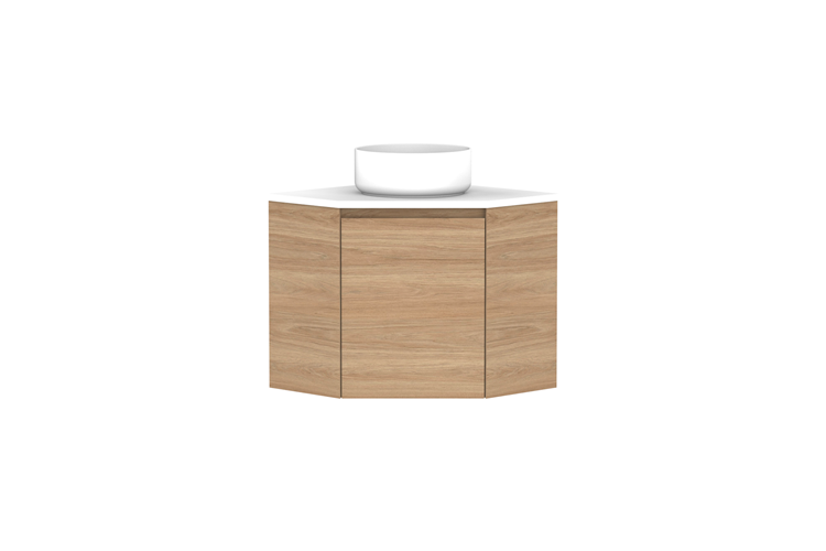 ADP Glacier Pro Corner Twin Vanity