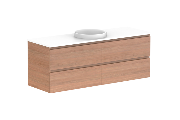 ADP Glacier Pro Full Depth All Drawer Twin Vanity