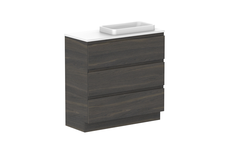 ADP Glacier Pro Ensuite All Drawer Trio Vanity