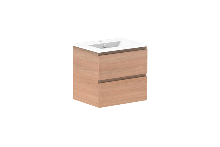 ADP Glacier Lite Full Depth All Drawer Twin Vanity