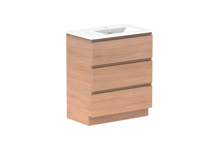ADP Glacier Lite Full Depth All Drawer Trio Vanity