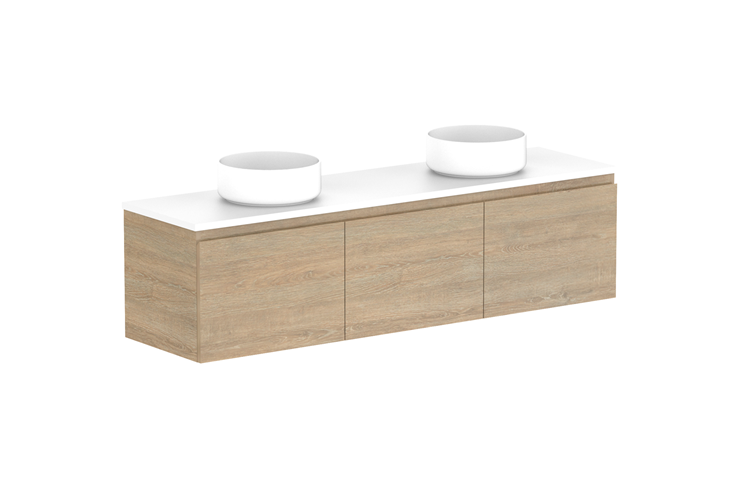 ADP Glacier Lite Ensuite All Door Slim Vanity