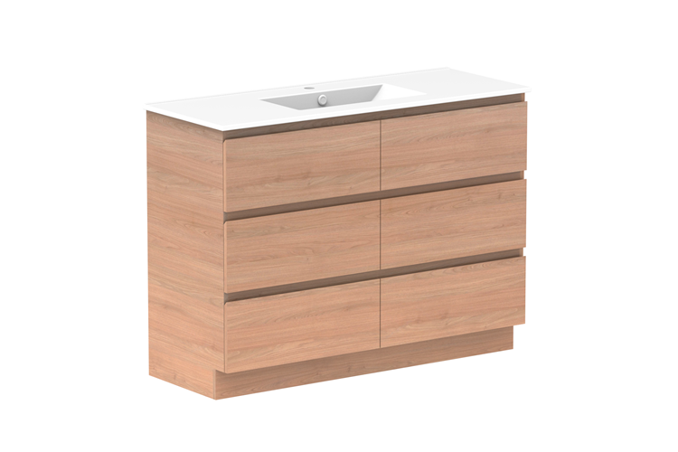 ADP Glacier Pro Full Depth All Drawer Trio Vanity