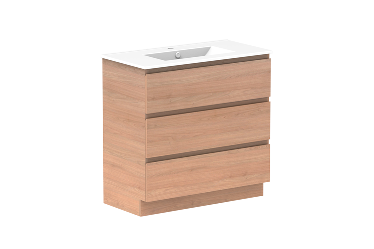 ADP Glacier Lite Full Depth All Drawer Trio Vanity