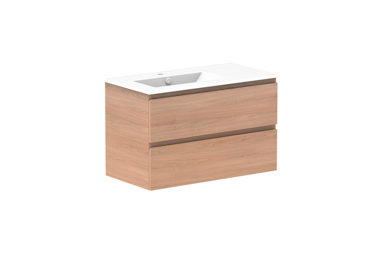 ADP Glacier Lite Full Depth All Drawer Twin Vanity