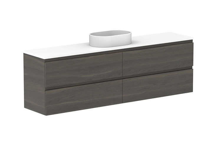 ADP Glacier Pro Ensuite All Drawer Twin Vanity
