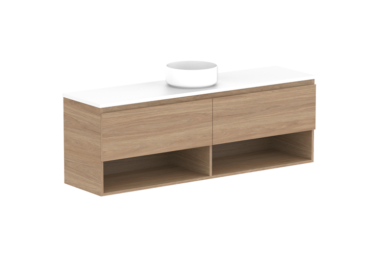 ADP Glacier Lite Ensuite Shelf Slim Vanity