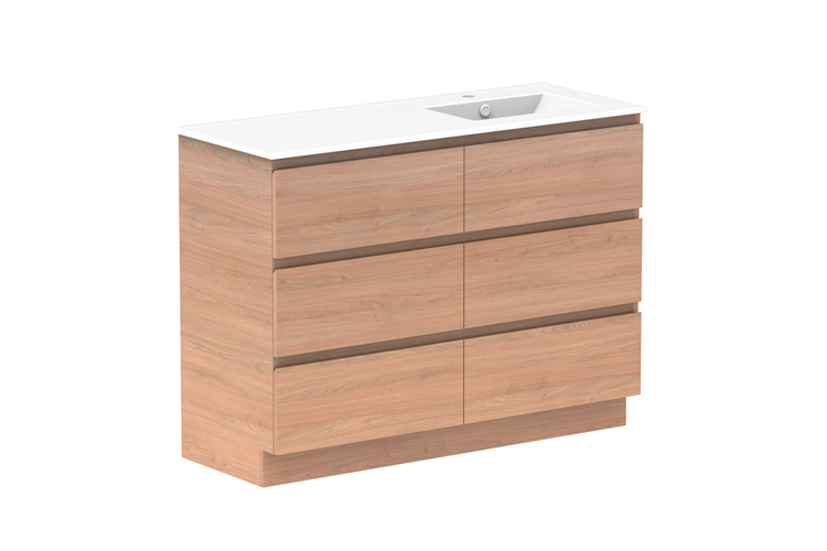 ADP Glacier Pro Full Depth All Drawer Trio Vanity