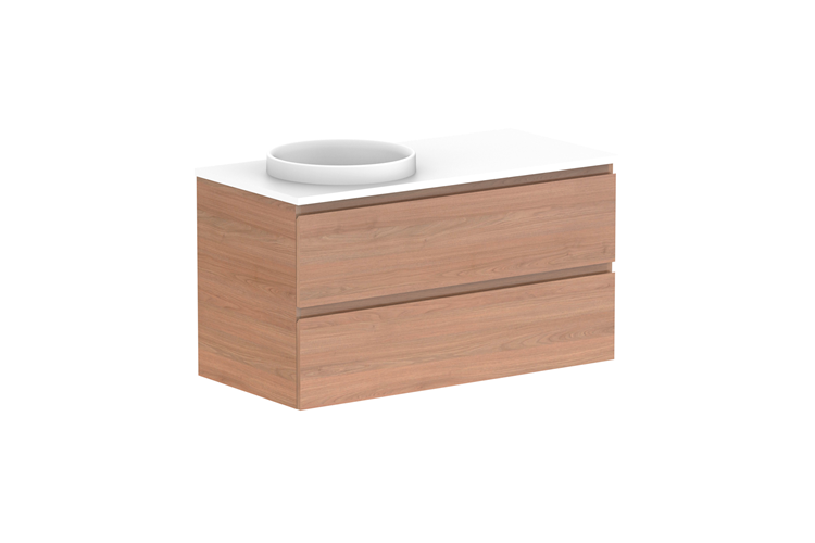 ADP Glacier Pro Full Depth All Drawer Twin Vanity