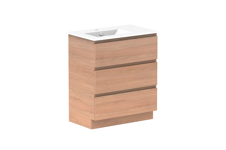 ADP Glacier Lite Full Depth All Drawer Trio Vanity