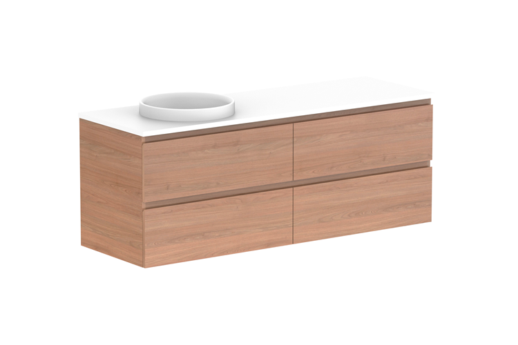 ADP Glacier Pro Full Depth All Drawer Twin Vanity