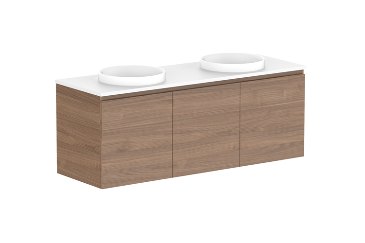 ADP Glacier Pro Full Depth All Door Twin Vanity