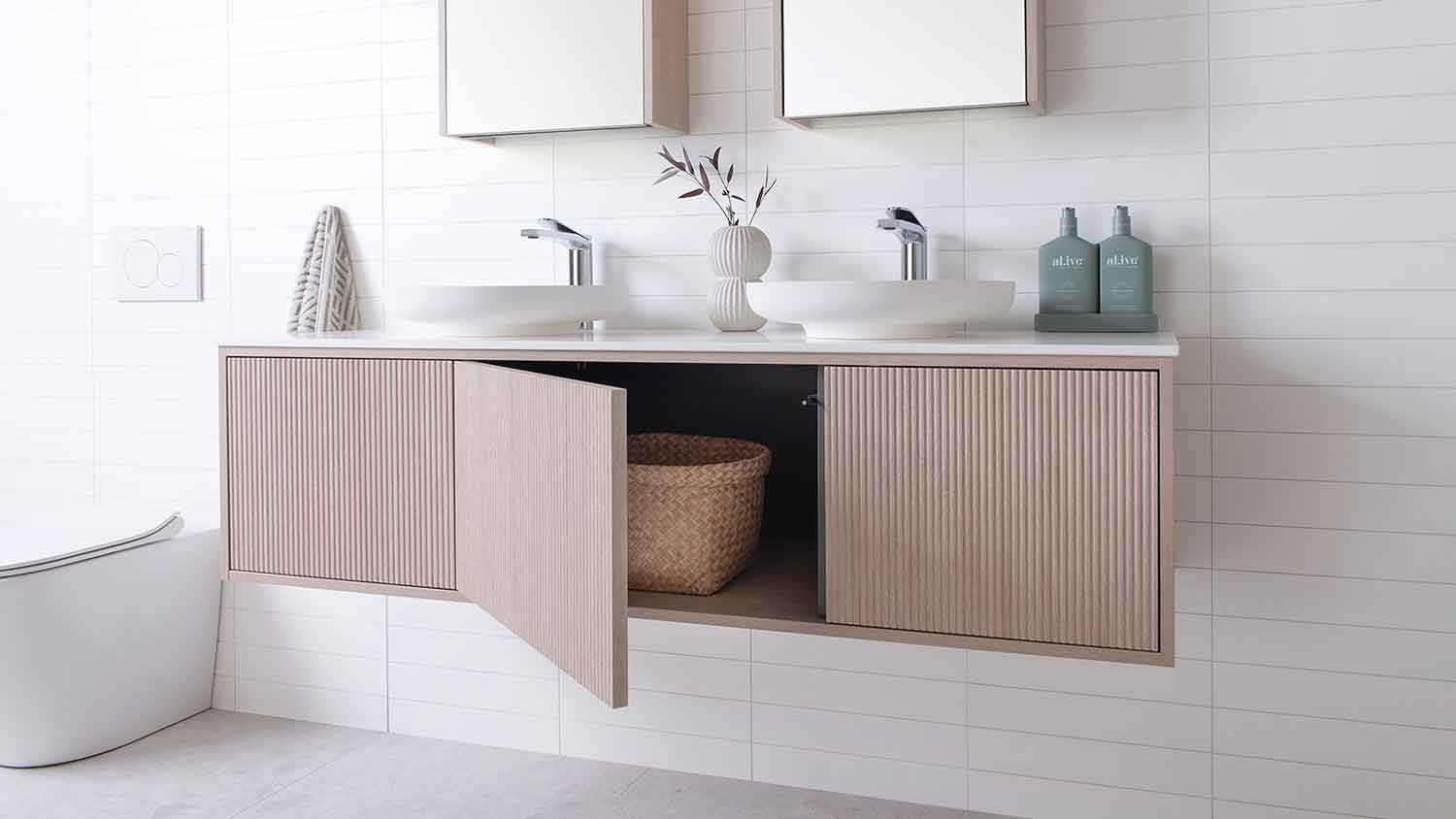 ADP Clifton Door and Drawer Slim Vanity