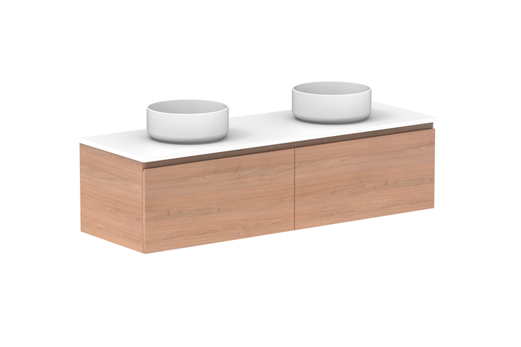 ADP Glacier Lite Full Depth All Drawer Slim Vanity