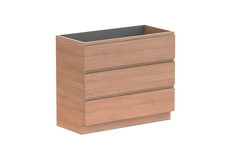 ADP Glacier Pro Full Depth All Drawer Trio Vanity