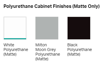 The London 1500 Single, 2Dr/2Drw, wall hung, Cherry Pie